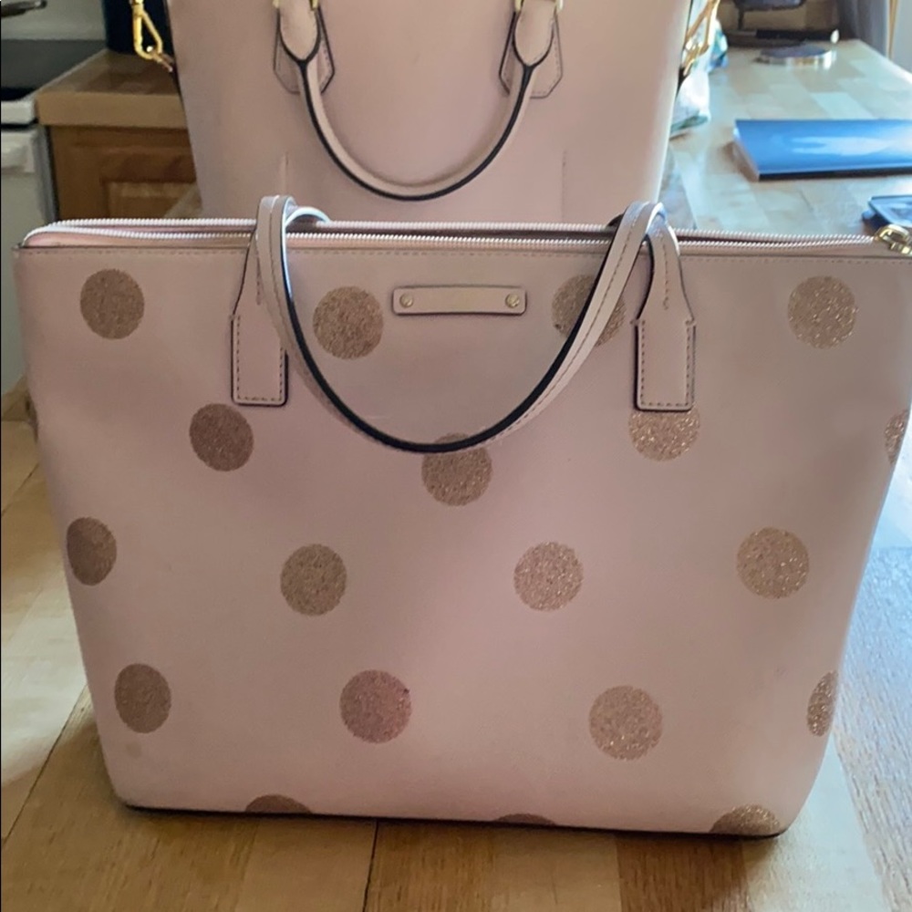 Polka dot Kate spade bag